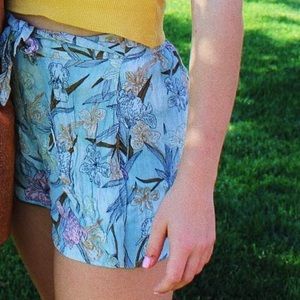 Nordstrom Bp Tie Floral Flowy Shorts